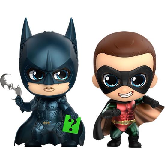 Batman: Batman & Robin Cosbaby Mini Figure 2-Pack 11 cm