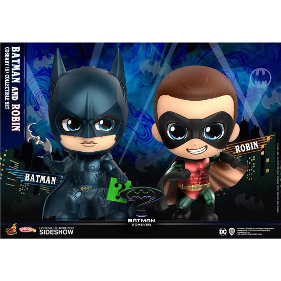 Batman: Batman & Robin Cosbaby Mini Figure 2-Pack 11 cm