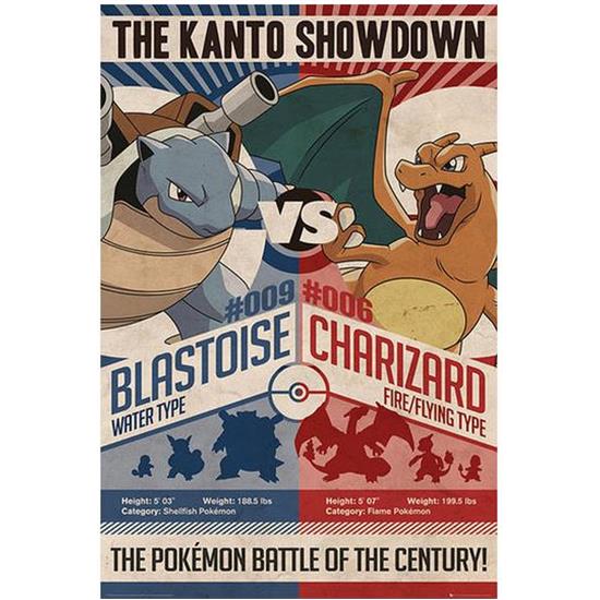 Pokémon: Pokemon Plakat - Red vs. Blue