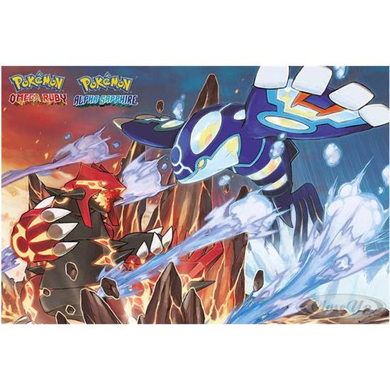 Pokémon: Pokemon Groudon & Kyogre Plakat