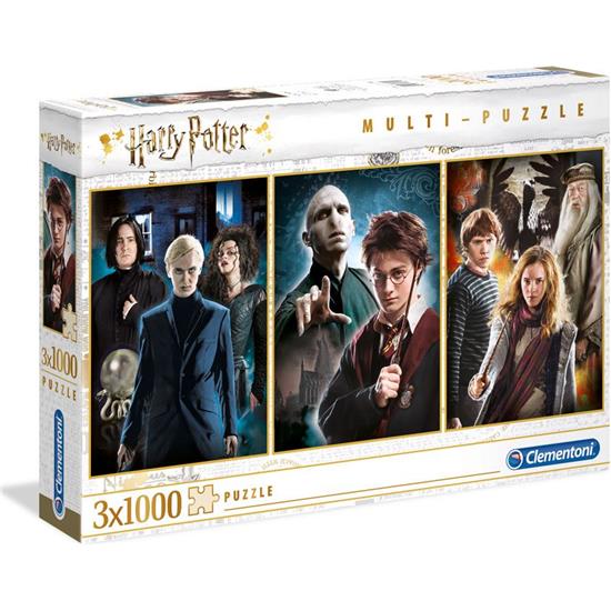 Harry Potter: Characters 3-Pak Puslespil (3x1000 brikker)