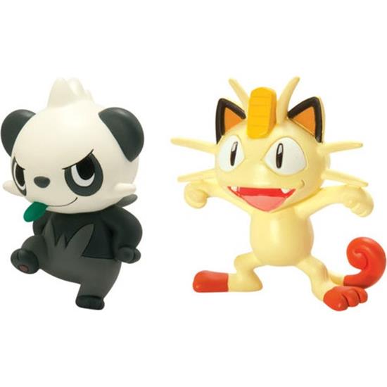 Pokémon: Pokemon Figursæt med Pandespiegle og Meowth