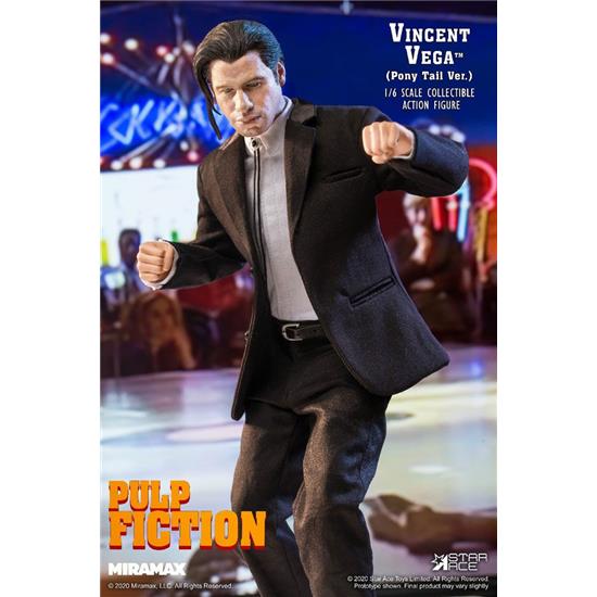 Pulp Fiction: Vincent Vega 2.0 (Pony Tail) Deluxe Version My Favourite Movie Action Figure 1/6 30 cm