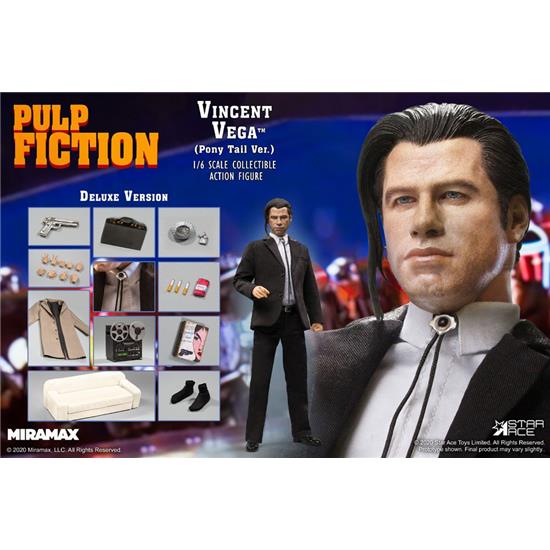 Pulp Fiction: Vincent Vega 2.0 (Pony Tail) Deluxe Version My Favourite Movie Action Figure 1/6 30 cm