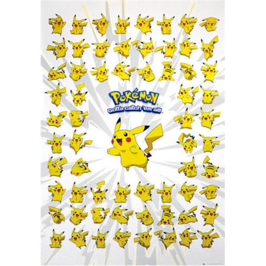 Pokémon: Pickachu Plakat - Gotta catch em all plakat