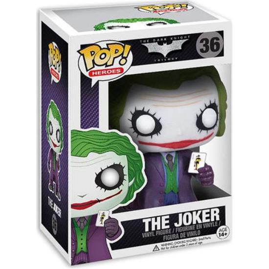 Batman: The Joker med kort POP! Heroes Vinyl Figur (#36)