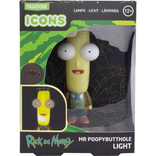 Rick and Morty: Mr PoopyButtHole 3D Icon Lampe