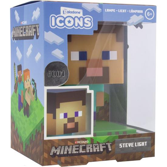 Minecraft: Steve 3D Icon Lampe