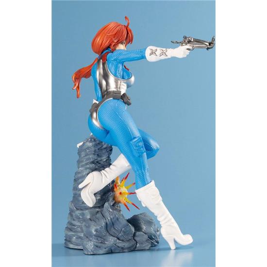 GI Joe: Bishoujo Scarlett Sky Blue Color Version Statue 1/7 23 cm