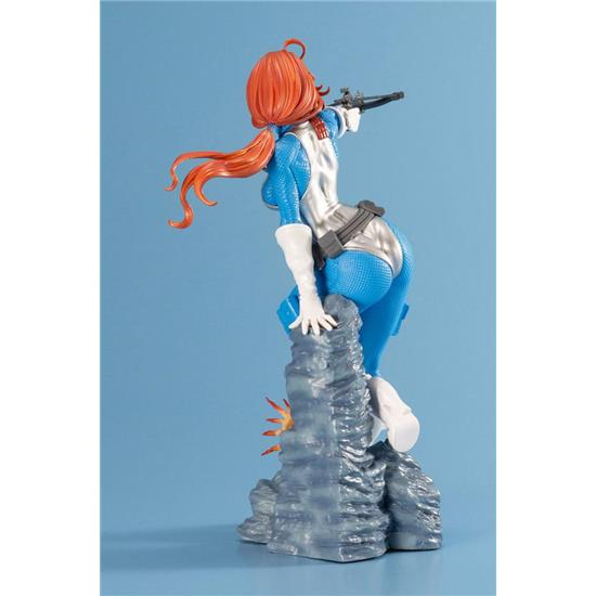 GI Joe: Bishoujo Scarlett Sky Blue Color Version Statue 1/7 23 cm