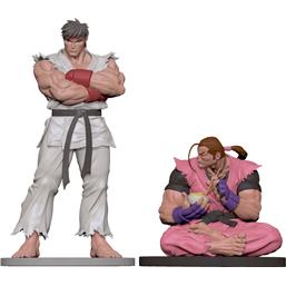 Street Fighter: Ryu & Dan Statues 1/8