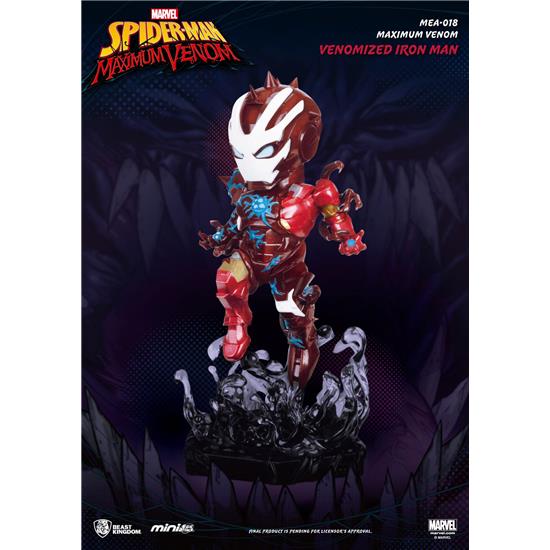 Spider-Man: Venomized Iron Man Mini Egg Attack Figure 14 cm