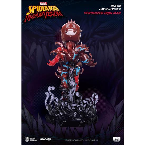 Spider-Man: Venomized Iron Man Mini Egg Attack Figure 14 cm
