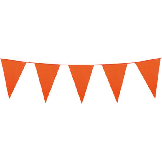 Diverse: Flagbanner - Orange - Stor - 10 meter