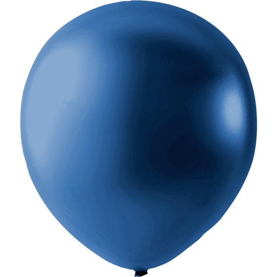 Diverse: Mørkeblå Metallic Latex balloner 31 cm 100 styk