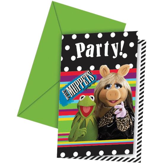 Muppet Show: Muppets Invitationer 9 x 14 cm 6 styk