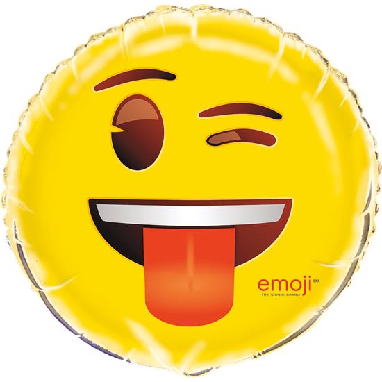 Emoji: Emoji Blinker Folie Ballon 46 cm