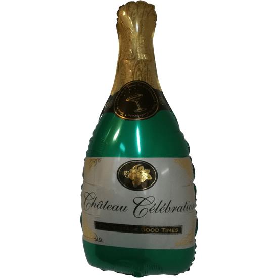 Diverse: Champagneflaske Folie ballon 85 x 40 cm