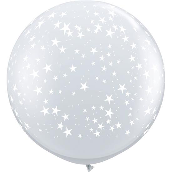 Diverse: Kæmpe ballon med stjerner 2 stk.