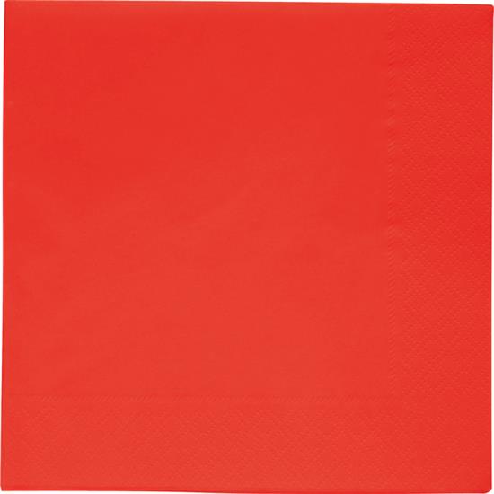 Diverse: Rød Servietter 33 x 33 cm 30 styk