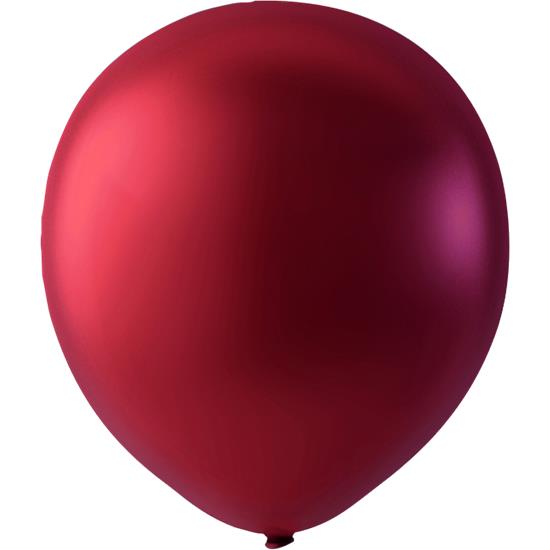 Diverse: Rød metallic Latex balloner 23 cm 100 styk