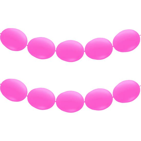 Diverse: Pink Link balloner 26 cm 100 styk