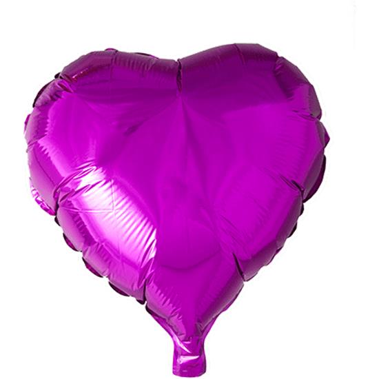 Diverse: Pink Hjerte Folie ballon 46 cm