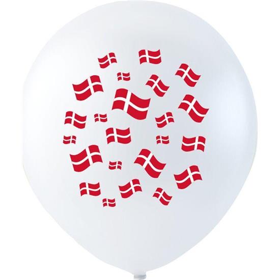 Danmark: Dannebrogsflag Balloner 26 cm 10 styk