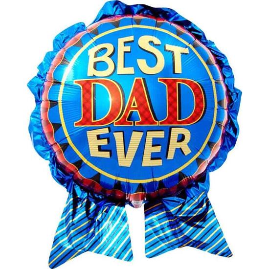 Diverse: Best Dad Ever Folie ballon 74 cm