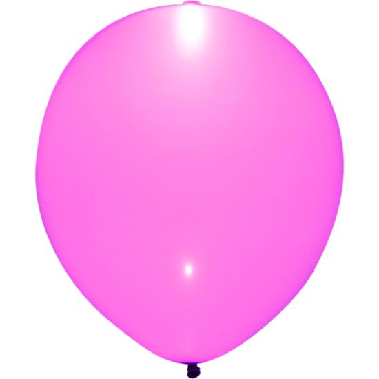 Diverse: Pink LED balloner 25 cm 5 styk