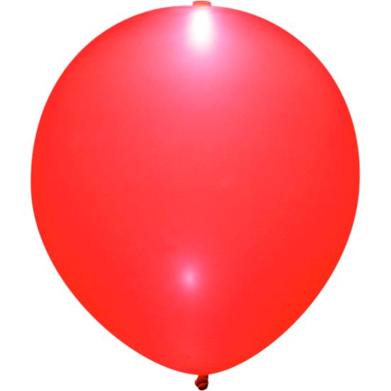 Diverse: Rød LED balloner 25 cm 5 styk