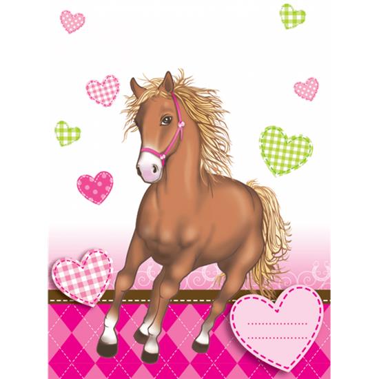 Diverse: Lovely Horse partybags 6 styk