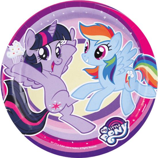My Little Pony: My Little Pony Cupcake Pony paptallerkener 18 cm 8 styk