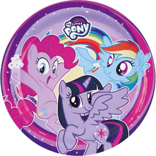 My Little Pony: My Little Pony Cupcake Pony Paptallerkener 23 cm 8 styk