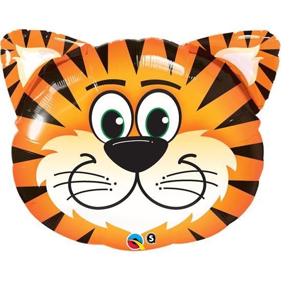 Diverse: Tiger folieballon 76 cm