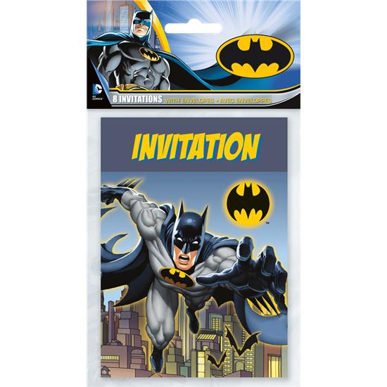 Batman: Batman invitationer 8 styk