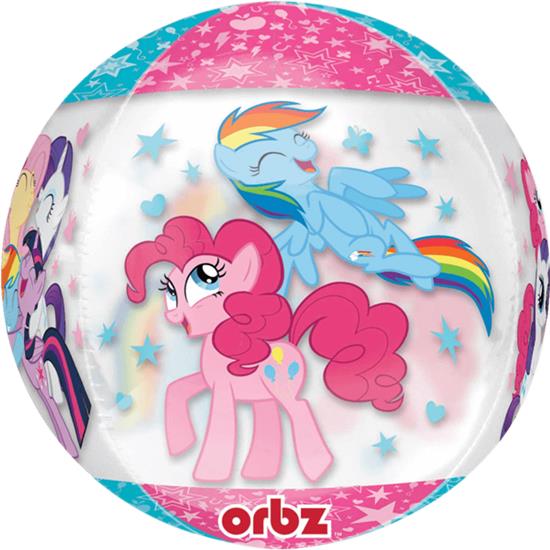 Diverse: My Little Pony Transparent folieballon 38 x 40 cm