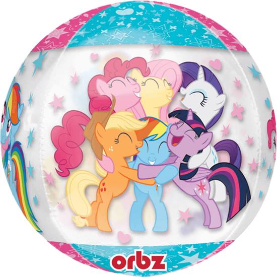 Diverse: My Little Pony Transparent folieballon 38 x 40 cm