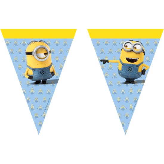 Diverse: Minions flagbanner med 9 flag 230 cm