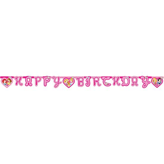 Prinsesser: Disney Prinsesser Happy birthday banner 175 cm