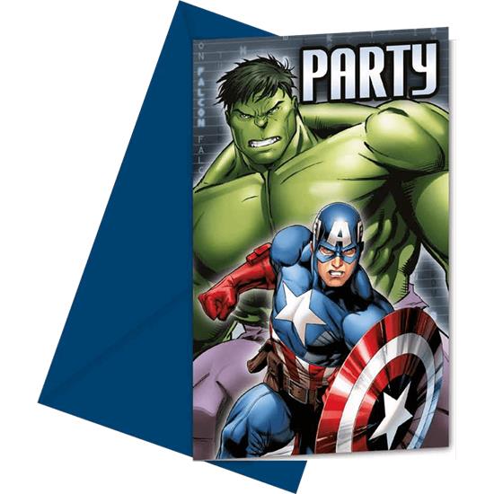 Avengers: Avengers Invitationer 6 styk