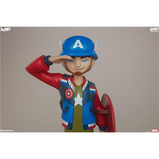 Marvel: Captain America by kaNO Vinyl Statue 21 cm