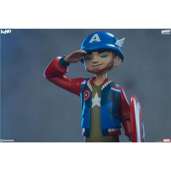 Marvel: Captain America by kaNO Vinyl Statue 21 cm