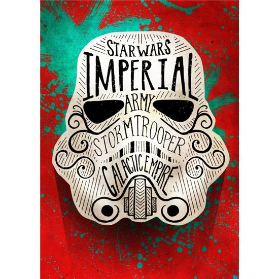 Star Wars: Masked Troopers Doodle Metal Væg Deko