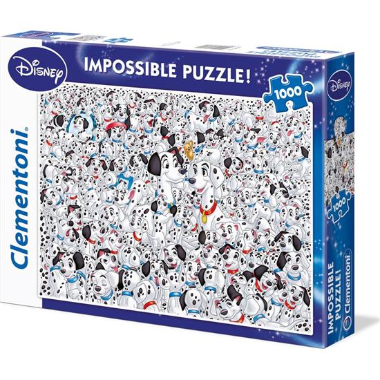 Disney: 101 Dalmatiner Impossible Puslespil - 1000 brikker