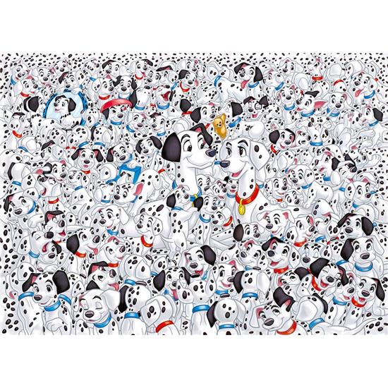 Disney: 101 Dalmatiner Impossible Puslespil - 1000 brikker
