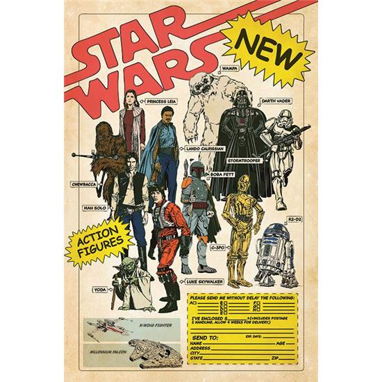 Star Wars: Action Figures Plakat