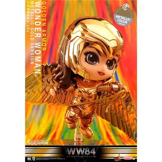 DC Comics: Wonder Woman 1984 Cosbaby Mini Figure (Metallic Gold Version) 10 cm