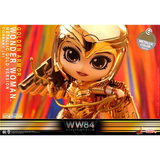 DC Comics: Wonder Woman 1984 Cosbaby Mini Figure (Metallic Gold Version) 10 cm