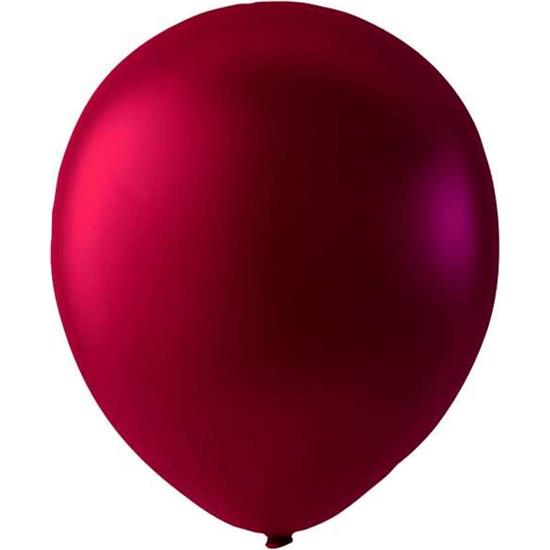 Diverse: Bordeaux Metallic Latex balloner 31 cm 100 styk